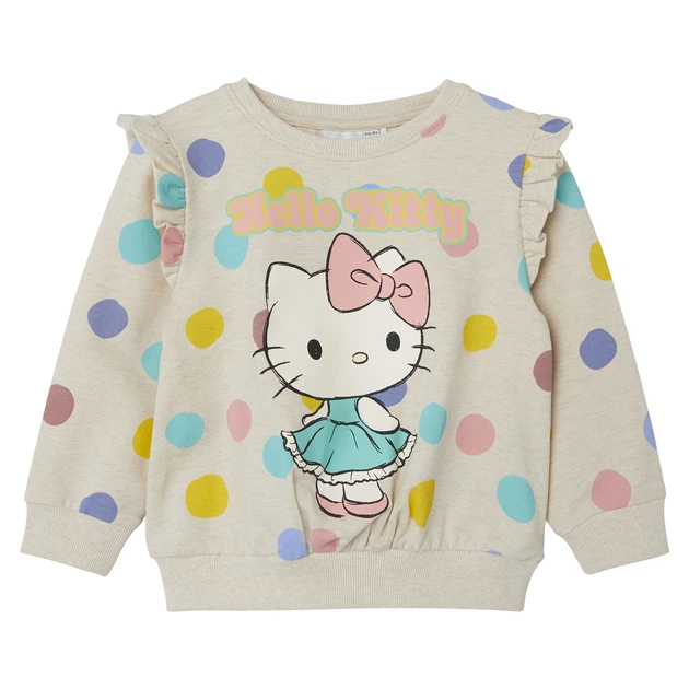 Свитшот Name it Hello Kitty, цвет бежевый, размер 98 (241.13225905.PMEL) - Фото 1 Свитшот Name it Hello Kitty, цвет бежевый, размер 98 (241.13225905.PMEL) - изображение 1
