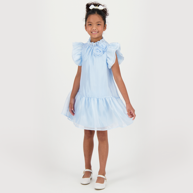 Платье Angel`s Face Loreen Flowers Pale Blue, цвет голубой, размер 140 (241.LOREEN.P.BLUE) - изображение 3
