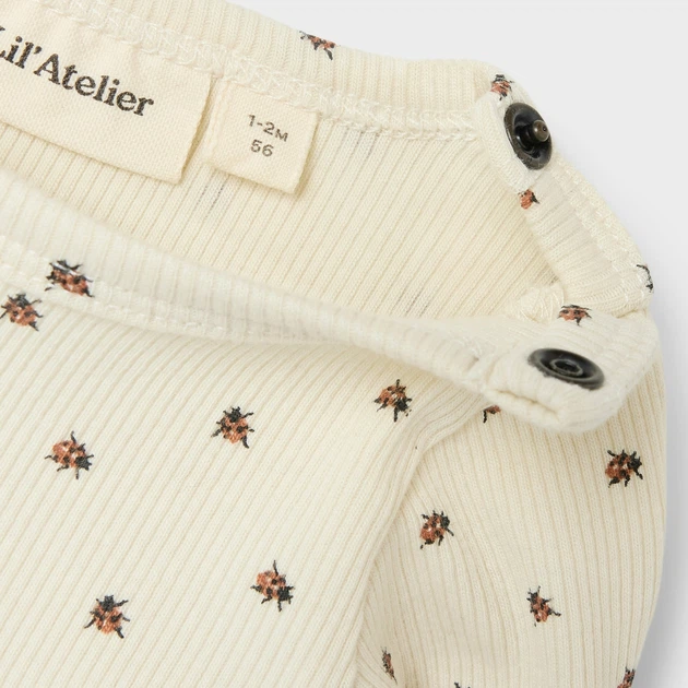 Боди Lil'Atelier Lune, цвет бежевый, размер 80 (253.13243687.TURT) - изображение 5