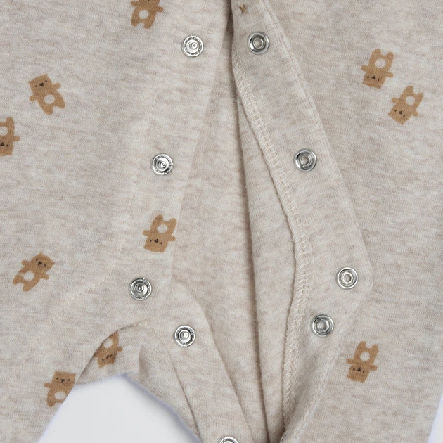 Комбінезон Chicco Teddy Bears, колір бежевий, розмір 68 (091.00609.064) - Фото 2 Комбінезон Chicco Teddy Bears, колір бежевий, розмір 68 (091.00609.064) - зображення 2