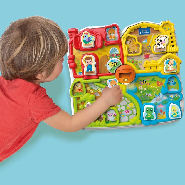 Игровой развивающий центр Clementoni "Baby Animal Farm" (17716) - Фото 5 Игровой развивающий центр Clementoni "Baby Animal Farm" (17716) - изображение 5