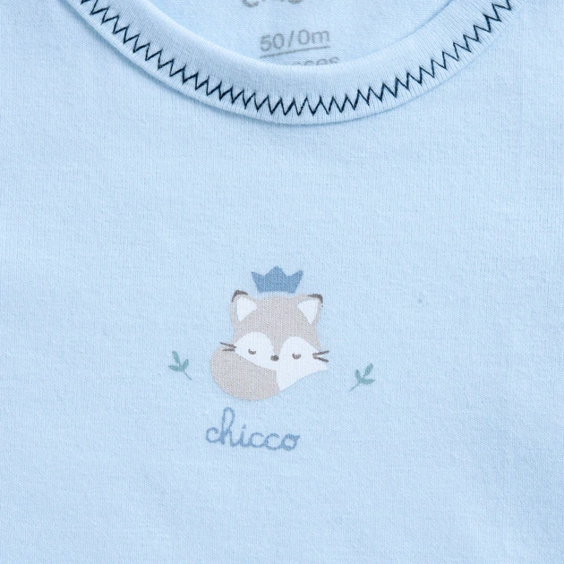 Боди (2 шт.) Chicco Salvatore, цвет голубой, размер 80 (261.02037.021) - Фото 4 Боди (2 шт.) Chicco Salvatore, цвет голубой, размер 80 (261.02037.021) - изображение 4