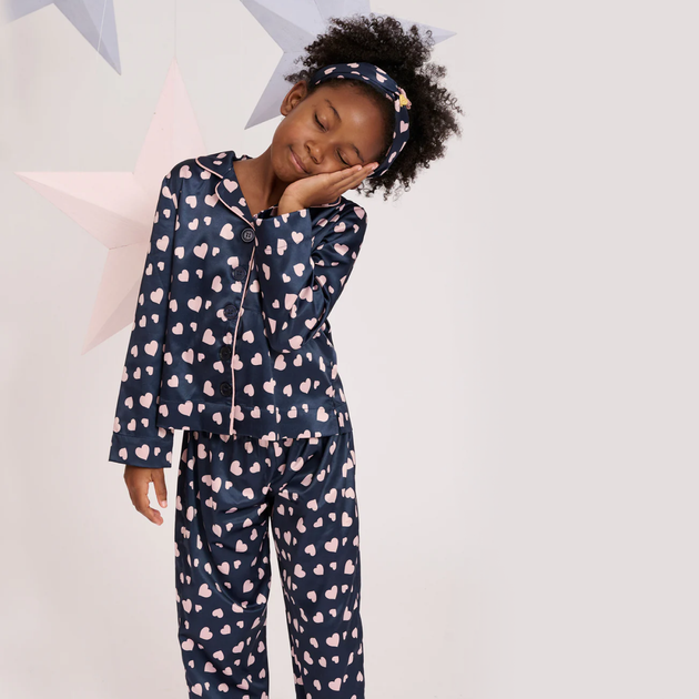 Пижама Angel`s Face Clairey Heart Navy, цвет синий, размер 116 (241.CLAIREY.NAVY) - изображение 3