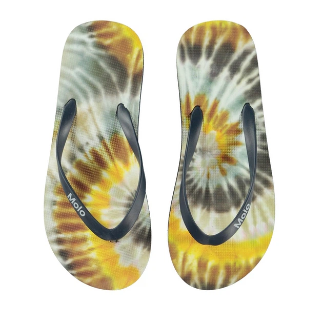 Пантолеты Molo Zeppo Tie Dye Spin, цвет желтый, размер 37 (7S23U201.6710) - Фото 1 Пантолеты Molo Zeppo Tie Dye Spin, цвет желтый, размер 37 (7S23U201.6710) - изображение 1