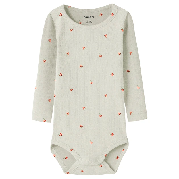 Боди Name it Alva Cream, цвет бежевый, размер 62 (261.13252664.PMEL) - Фото 1 Боди Name it Alva Cream, цвет бежевый, размер 62 (261.13252664.PMEL) - изображение 1