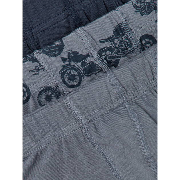 Труси (3 шт) Name it Motorcyclist, колір синій, розмір 104 (213.13193161.TURB) - зображення 5
