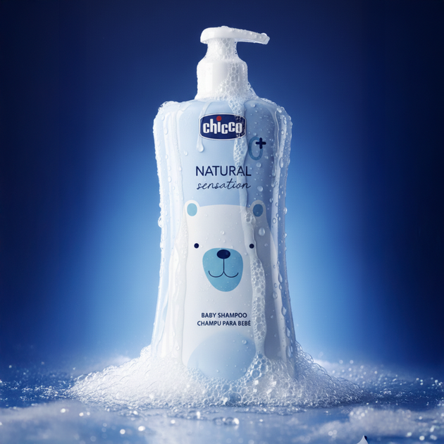 Шампунь с алоэ и маслом сладкого миндаля Chicco Natural Sensation "Без слез", 500 мл (11531.00) - Фото 1 Шампунь с алоэ и маслом сладкого миндаля Chicco Natural Sensation "Без слез", 500 мл (11531.00) - изображение 1