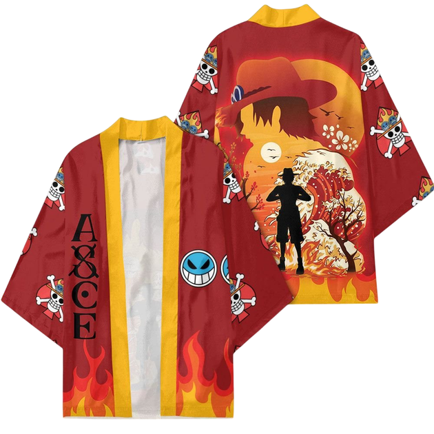 Плащ Хаори Ван Пис Портгас Д. Эйс One Piece Ace Portgas D. H OP APD - Фото 1 Плащ Хаори Ван Пис Портгас Д. Эйс One Piece Ace Portgas D. H OP APD - изображение 1