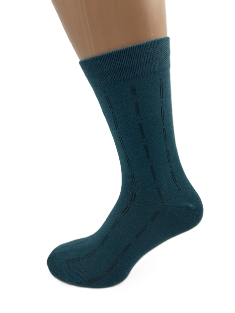 Набір чоловічих бавовняних шкарпеток Cool Socks Cotton Classic Color Collection, різнокольорові високі (12 пар) розмір 43-46 - изображение 6