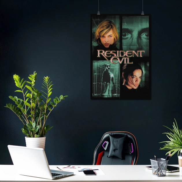 Постер Обитель зла, Элис и Рейн, Resident Evil (2002), A3 42×30 см (id3000) - изображение 4