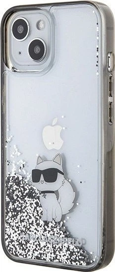 Панель Karl Lagerfeld Liquid Glitter Choupette для Apple iPhone 15 Transparent (3666339164195) - зображення 2