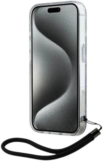 Etui Karl Lagerfeld Zebra With Cord do Apple iPhone 15 Pro Purple (3666339287436) - obraz 6