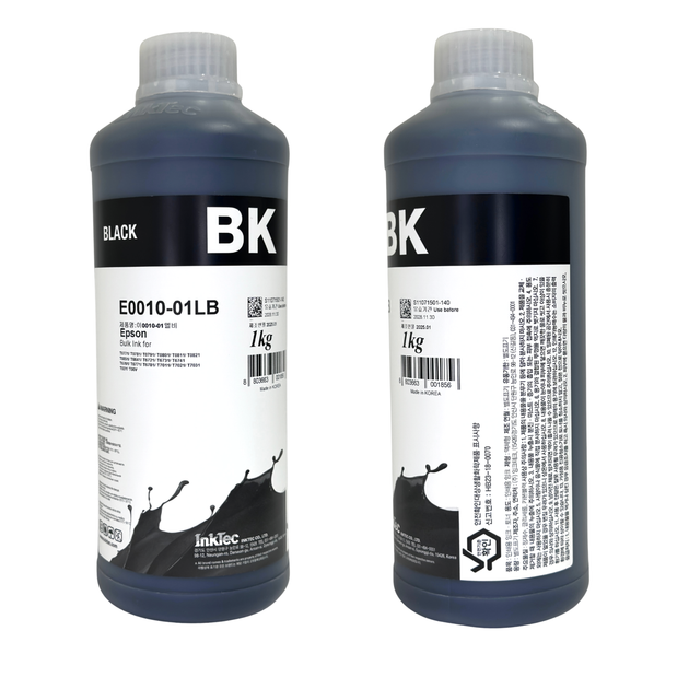 Комплект водорозчинного чорнила InkTec для принтерів EPSON, серія E0010, 4 кольори (Black, Cyan, Magenta, Yellow) – 1Л - изображение 3