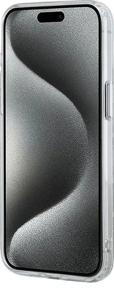 Панель Karl Lagerfeld IML Monogram Karl & Choupette Head MagSafe для Apple iPhone 15 Pro Transparent (3666339285326) - зображення 7