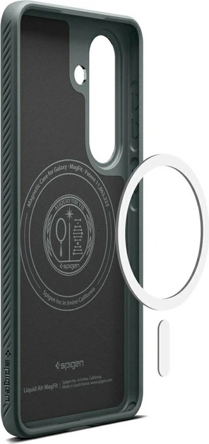 Etui plecki Spigen Liquid Air Mag MagSafe Case do Samsung Galaxy S26 Plus Abyss Green (ACS10706) - obraz 13
