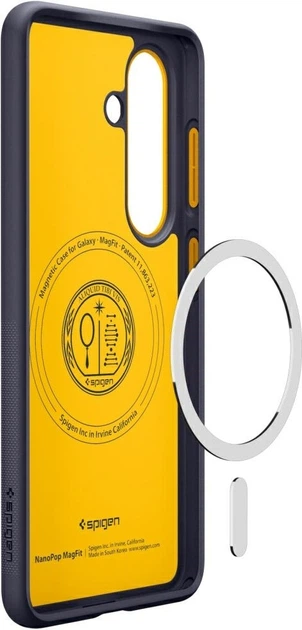 Etui plecki Spigen Nano Pog Mag MagSafe do Samsung Galaxy S26 Blueberry Navy (ACS11065) - obraz 8