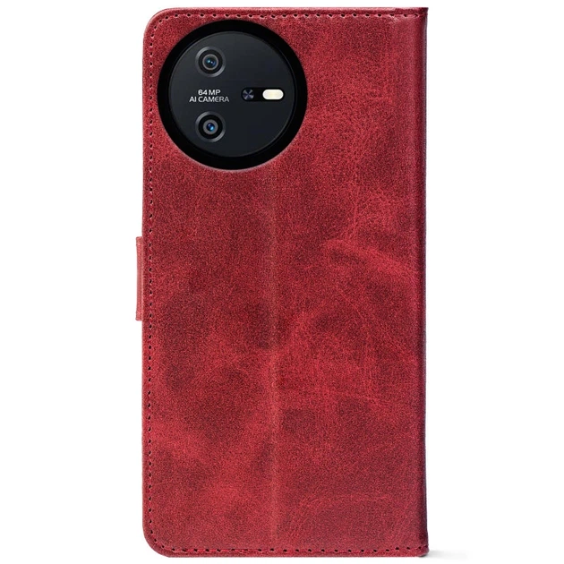 Чохол-книжка Crazy Horse Clasic для Blackview Oscal Tiger 12 Red Wine (Front) (71330) - зображення 3