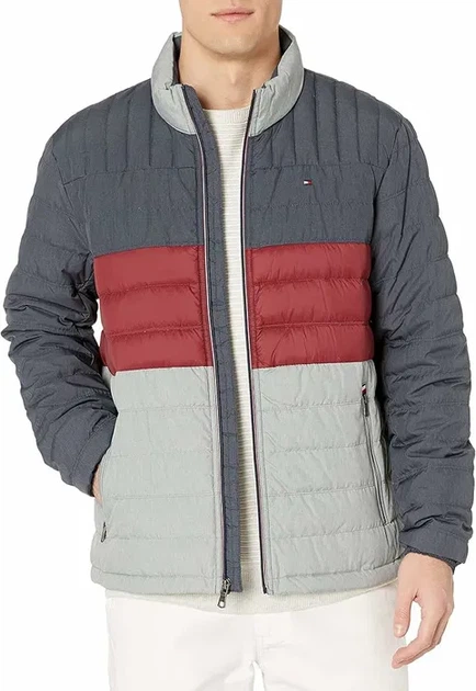 Чоловіча куртка Tommy Hilfiger XL, синя - Фото 1 Чоловіча куртка Tommy Hilfiger XL, синя - зображення 1