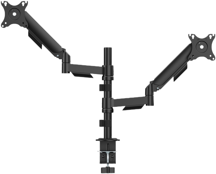 Uchwyt biurkowy Gembird Double Monitor 17-32" Black (MA-DA2P-02) - obraz 4