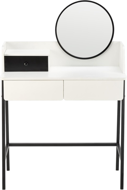 Toaletka Halmar Agnes Biało-czarna (V-CH-AGNES-KONSOLKA) - obraz 1