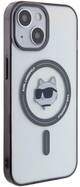 Панель Karl Lagerfeld IML Choupette's Head MagSafe для Apple iPhone 15 Transparent (3666339162030) - зображення 4