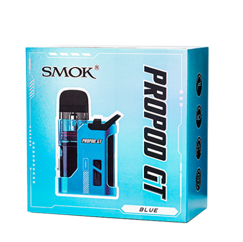 Pod-система Smok Propod GT KIT Blue 700 мАч электронная сигарета Смок Пропод Джи Ти до 22 Вт LED подсветка под-система с верхней заправкой 2 мл голубая - изображение 10