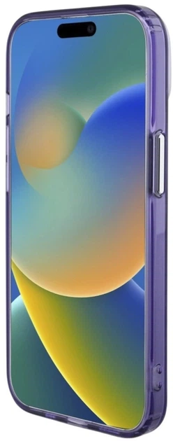 Панель Karl Lagerfeld IML Monogram Karl & Choupette Head MagSafe для Apple iPhone 15 Purple (3666339285166) - зображення 7