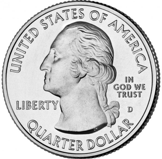 Монета 25 центів (квотер) США 2013 D UNC Національний парк Грейт-Бейсін. Great Basin National Park - зображення 2