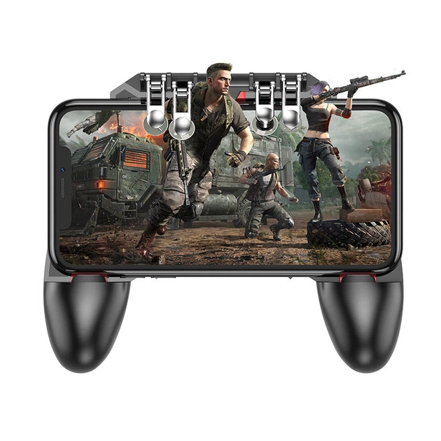 Геймпад Hoco GM7 Eagle Six Finger черный ABS пластик цинковый сплав для игр на смартфоне 4 кнопки - Фото 8 Геймпад Hoco GM7 Eagle Six Finger черный ABS пластик цинковый сплав для игр на смартфоне 4 кнопки - изображение 8