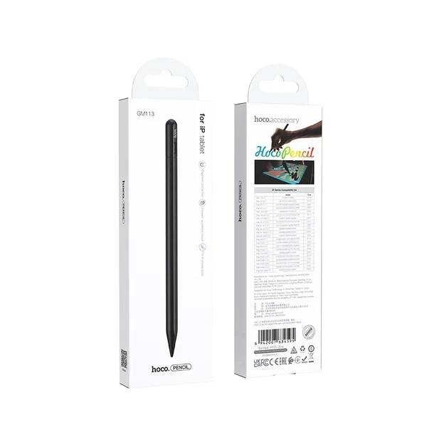 Стилус HOCO GM113 Active capacitive pen для iPad Black - изображение 3