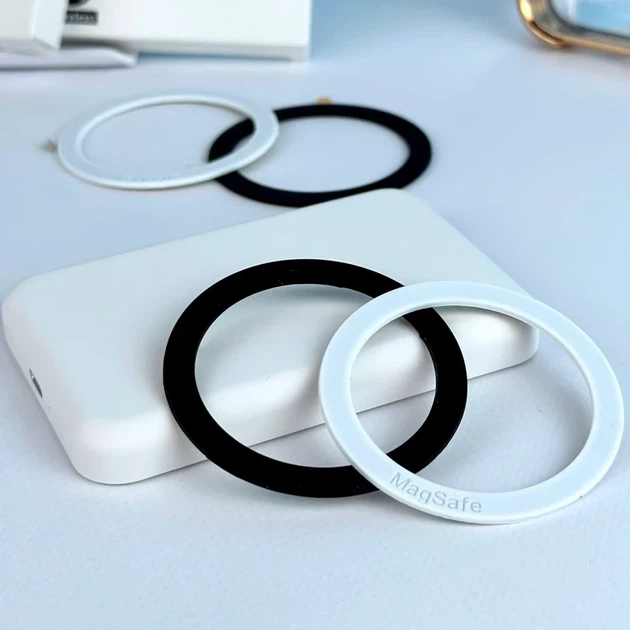 Кольцо Silicone MagSafe 0.6мм голубое для смартфонов с магнитным креплением - изображение 7