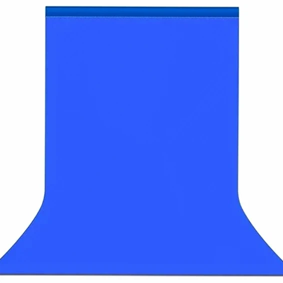 Тканинний фон Puluz PU5206 3х6 м синій для зйомки. - Фото 2 Тканинний фон Puluz PU5206 3х6 м синій для зйомки. - зображення 2