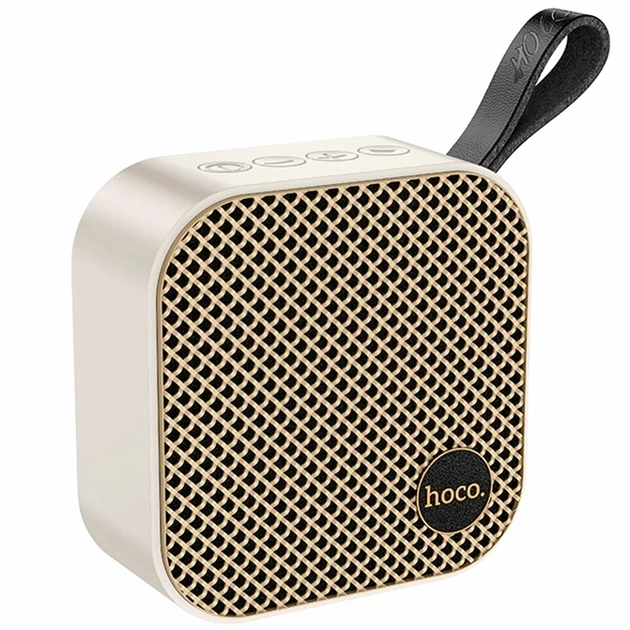 Портативна колонка Hoco HC22 5Вт 1200mAh Bluetooth 5.2 USB AUX FM Білий Пластик - Фото 1 Портативна колонка Hoco HC22 5Вт 1200mAh Bluetooth 5.2 USB AUX FM Білий Пластик - зображення 1