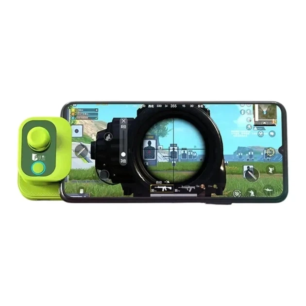 Тригер-джойстик AoBing Mini з віддачею 110mAh Bluetooth Type-C зелений для PUBG - зображення 6