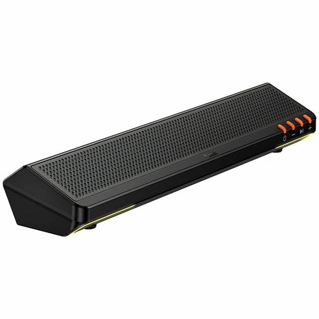 Компьютерная колонка Hoco BS66 Smooth 6Вт USB Type-C Bluetooth 5.4 черный пластик для музыки и игр - Фото 1 Компьютерная колонка Hoco BS66 Smooth 6Вт USB Type-C Bluetooth 5.4 черный пластик для музыки и игр - зображення 1