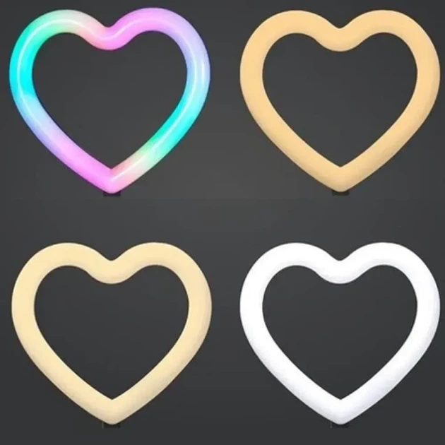 Лампа RGB 26см для фото и видео с USB и пультом управления черная JM26-10 - изображение 4