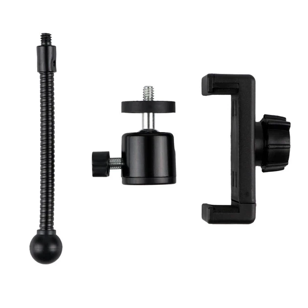 Лампа Fill Light 33 см 3200-5500K с пультом и держателем для телефона черный модель QX-330 - изображение 5