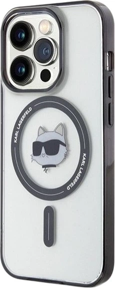 Панель Karl Lagerfeld IML Choupette's Head MagSafe для Apple iPhone 15 Pro Max Transparent (3666339162061) - зображення 2