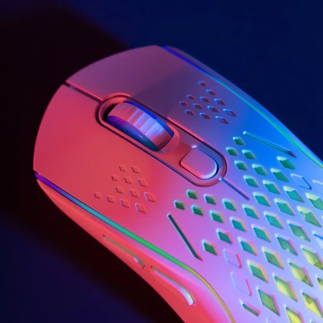 Беспроводная игровая мышь Proove Gaming Buzz 2.4G + USB белая - изображение 8