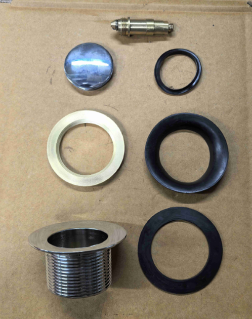 Донний клапан для ванни Koer PW-06-01 1 1/2'' автоматичний СLICK-СLACK (Колір хром) (KR5799) - зображення 12