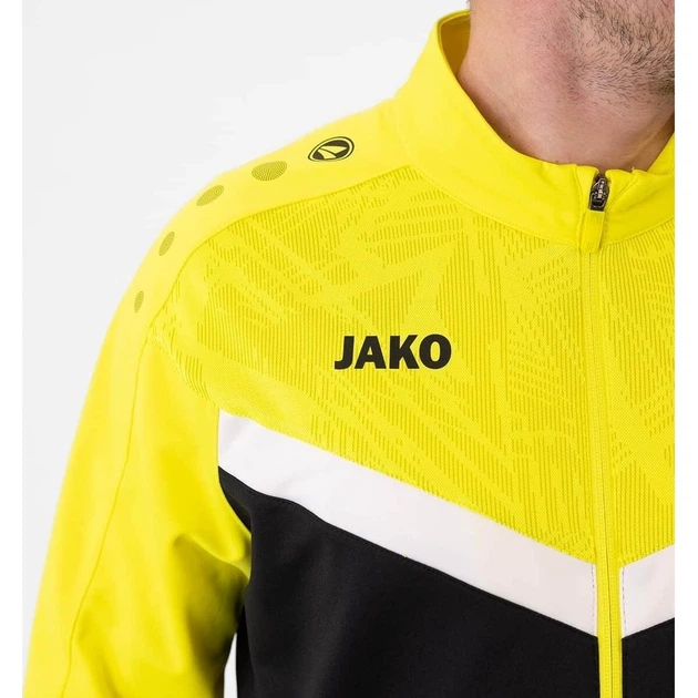 Олимпийка (мастерка) Jako ICONIC черно-бело-желтая M 9324-808 - Фото 7 Олимпийка (мастерка) Jako ICONIC черно-бело-желтая M 9324-808 - изображение 7