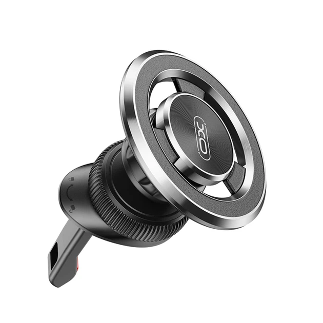 Держатель телефона автомобильный XO C130 MagSafe Dedicated Magnetic Suction Air Outlet Metal Bracket черный XO-C130 - изображение 3