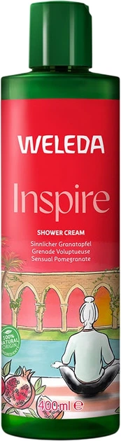Крем-гель для душу Weleda Inspire Granatapfel відновлювальний 400 мл (7611916164576) - зображення 1