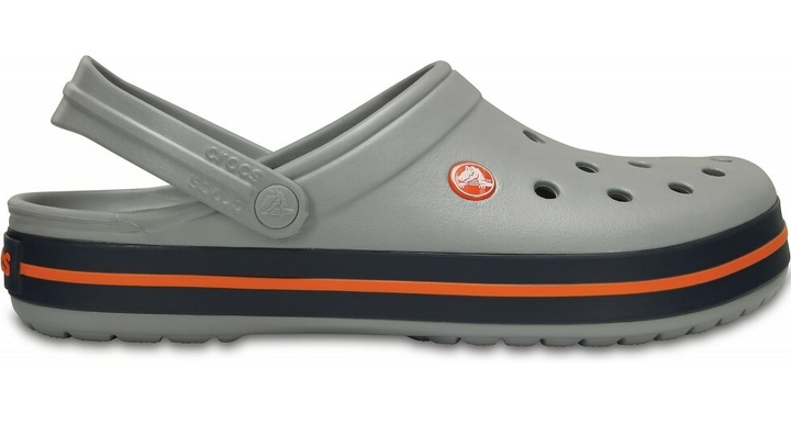 Сабо Crocs Crocband Clog Light Grey / Navy - 36р. (Стопа 22.5-23.2см) - Фото 1 Сабо Crocs Crocband Clog Light Grey / Navy - 36р. (Стопа 22.5-23.2см) - зображення 1