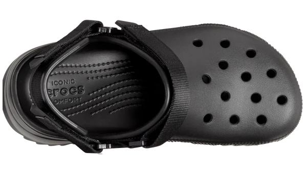 Сабо Crocs Classic Hiker Clog Black/Black - 40-41р. (Стопа 25.9-26.7см) - изображение 2