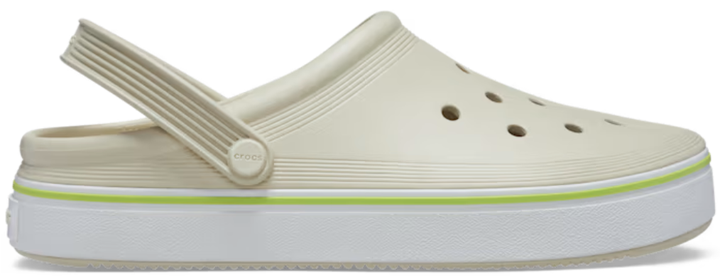 Сабо Crocs Off Court Bone Clog - 37р. (Стопа 23.3-24.0см) - Фото 1 Сабо Crocs Off Court Bone Clog - 37р. (Стопа 23.3-24.0см) - изображение 1