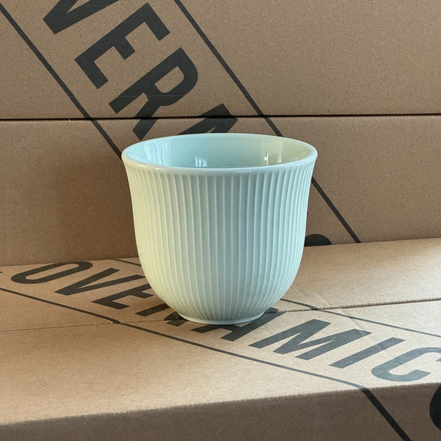 Чашка для кави Loveramics Brewers Embossed Tasting Cup 250 мл Celadon Green - зображення 2