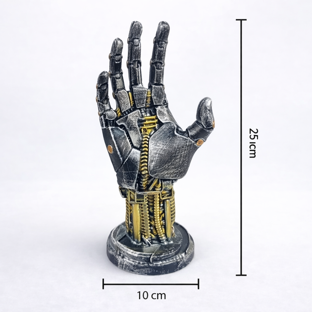 Підставка тримач для геймпада та навушників Роботизована Права Рука 3D Cyberpunk для PS5 PS4 Xbox - Фото 8 Підставка тримач для геймпада та навушників Роботизована Права Рука 3D Cyberpunk для PS5 PS4 Xbox - зображення 8