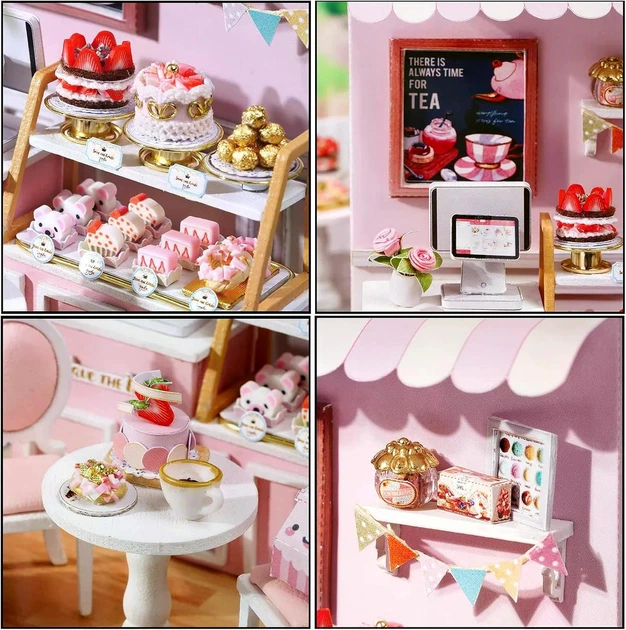 Конструктор 3D Румбокс Sweet Talk (Солодка розмова) з LED-підсвіткою та пилозахисним ковпаком - Фото 3 Конструктор 3D Румбокс Sweet Talk (Солодка розмова) з LED-підсвіткою та пилозахисним ковпаком - изображение 3
