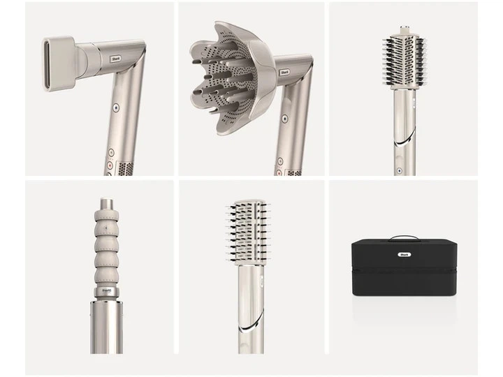 Стайлер для волос Shark FlexStyle 5-in-1 Hair Styler and Dryer Stone HD446SLEU 1650 Вт серебристый - Фото 3 Стайлер для волос Shark FlexStyle 5-in-1 Hair Styler and Dryer Stone HD446SLEU 1650 Вт серебристый - изображение 3
